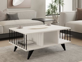 Hanah Home Mesa de centro Bert - Blanco